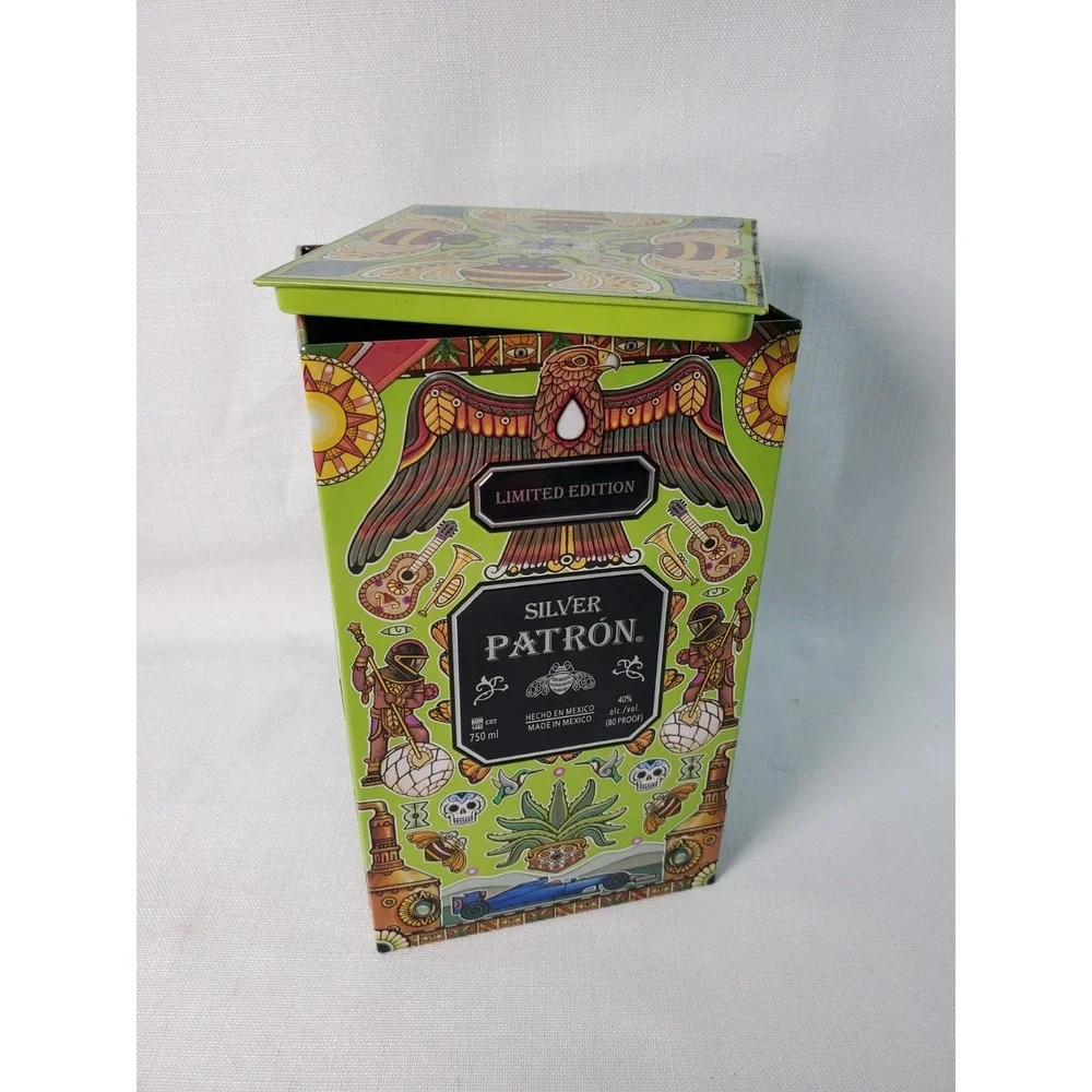 Patron Tequila Silver Limited Edition Tin *EMPTY* Sergio 